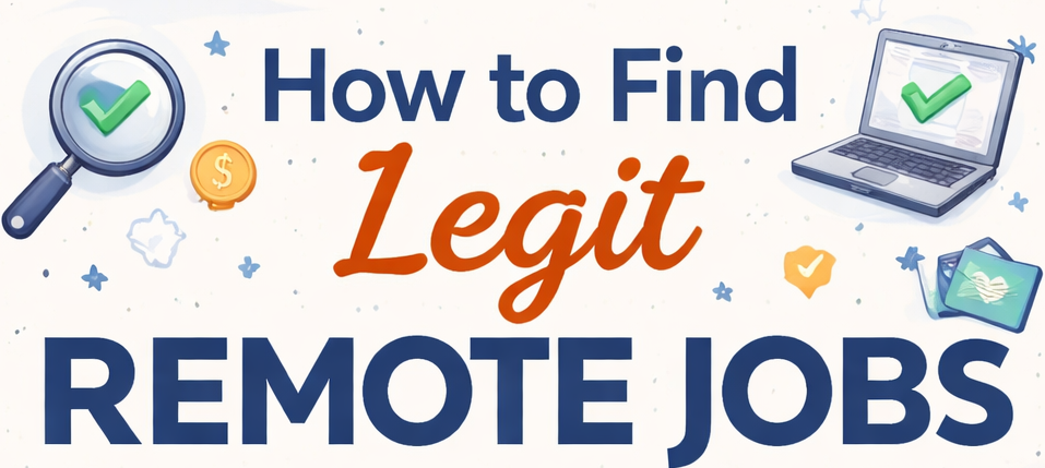 How to Find Legit Remote Jobs
